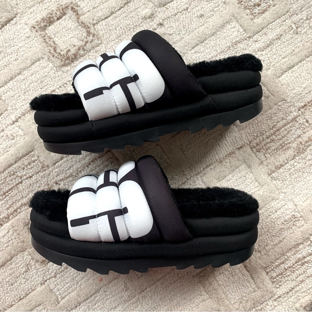 BrandNew UGG Maxi Slide Logo Super Cute! So fun! - Picture 7 of 12